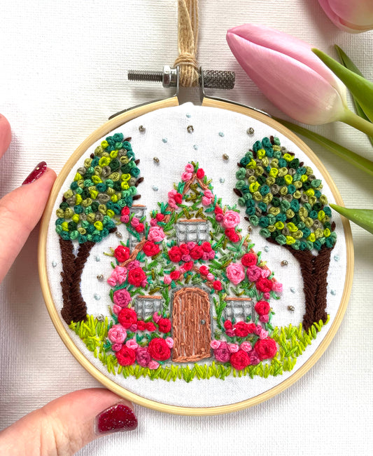 Rose cottage hoop - 10cm