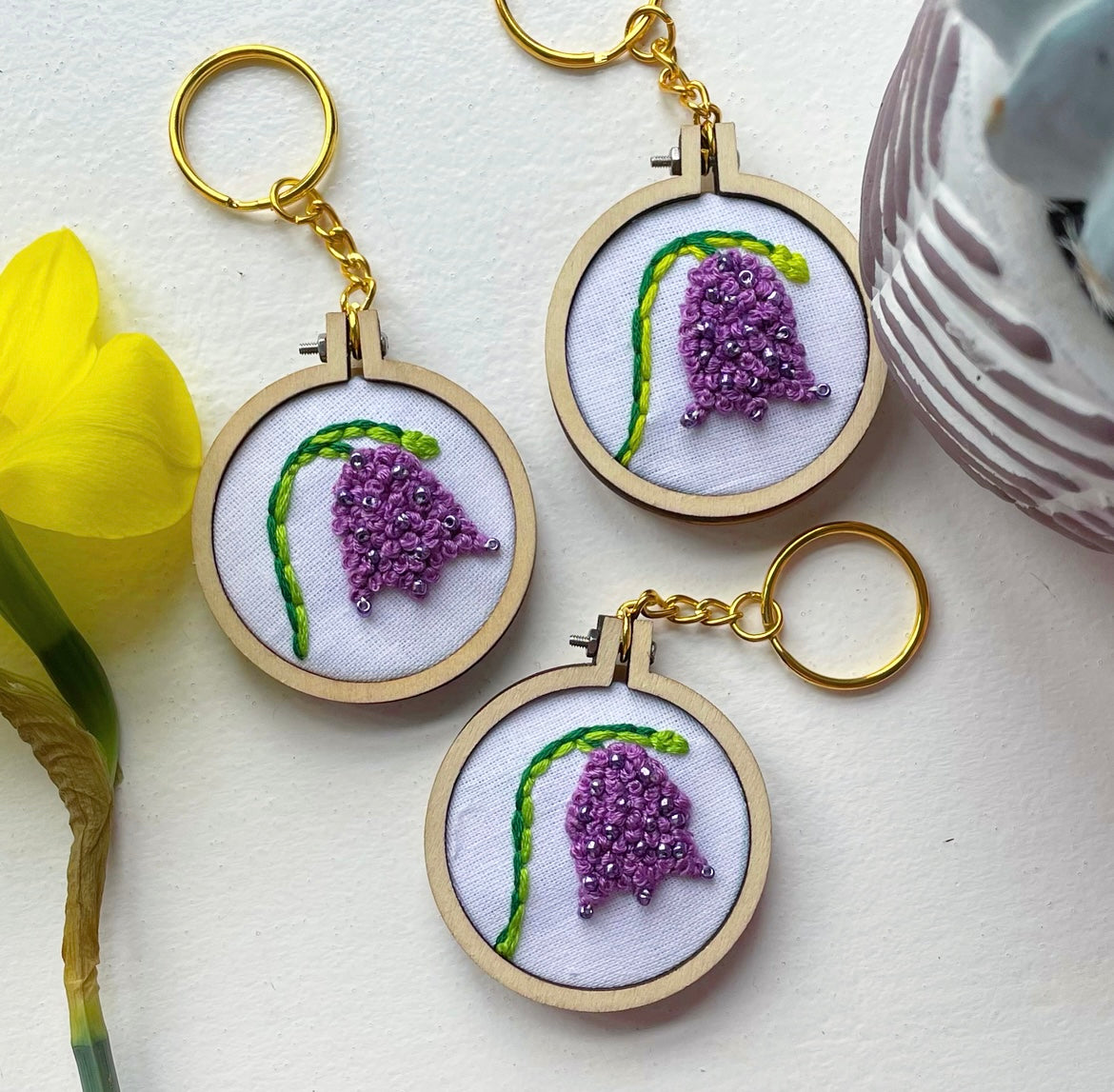 Bluebell keyring