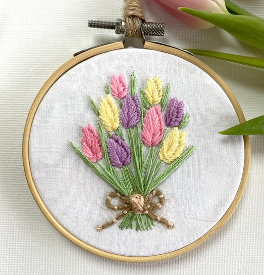 Tulip bouquet hoop - 10cm