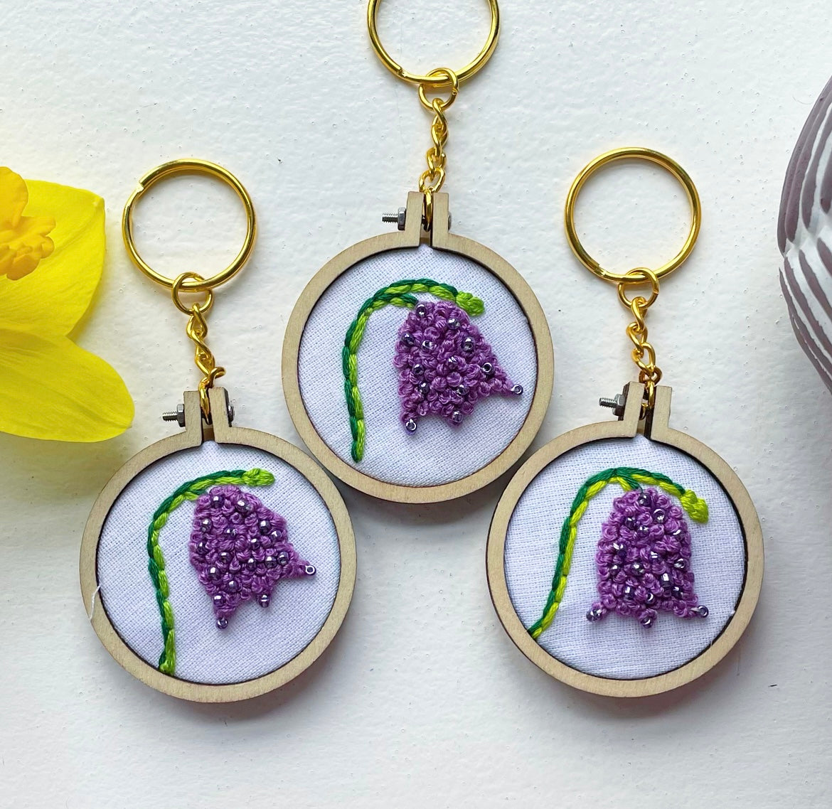 Bluebell keyring